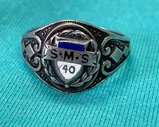 SMS Sterling Silver Ring