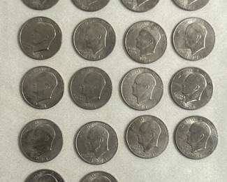 USA Eisenhower Dollars 1971D 18 Total