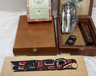 Cigars, Boxes And Coins