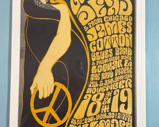 BG38 Wes Wilson Grateful Dead James Cotton Blues Band