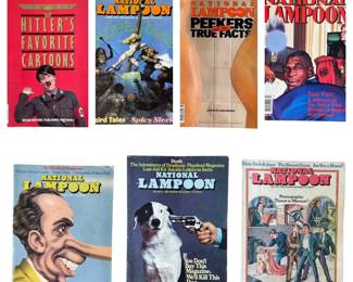 Seven National Lampoon Magazines