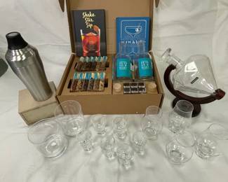 Whiskey Making Kit And Glassware Bar Collection