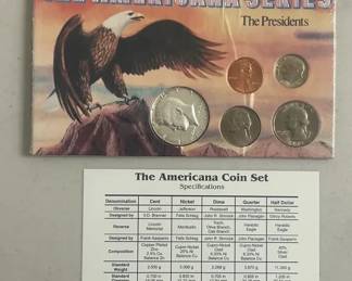 The Americana Series The Presidents collectible coin set