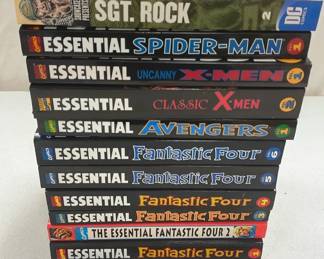Marvel Comics Essential Books Fantastic Four, Avengers And More