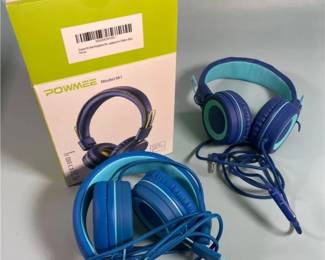Two Pair Powmee M1 Kids Headphones
