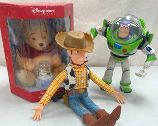 Vintage Woody, Buzz Lightyear And Special Edition 2002 Pooh Bear