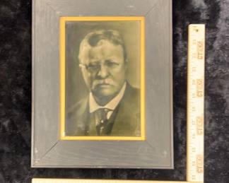Photographic Ceramic Porcelain Tile Portrait of Theodore Roosevelt