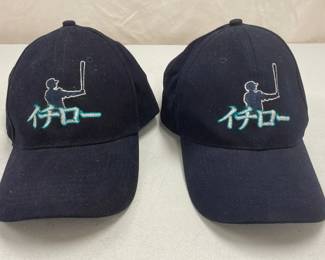 Vintage Ichiro Suzuki Mariners Baseball Caps