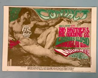 FD52 Rick Griffin Big Brother And The Holding Company Charles Lloyd Quartet Sir Douglas Quintet