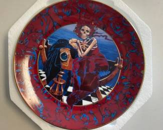 Grateful Dead collector plate Rose Photographer Stanley Mouse