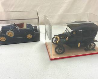 Franklin Mint Ford Model T And Ford Model A Roadster