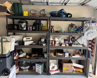Large Collection of Kitchen Accessories & Standard Garage Items