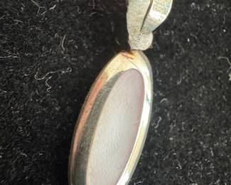 Sterling Silver & Opal Pendant