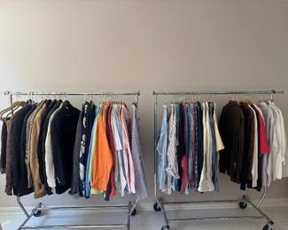 Large Collection of Men's Dress Shirts & Jackets - Featured Brands: Tommy Bahama, Peter Millar, Vineyard Vines, Carbon 2 Cobalt, Nat Nast & More   
