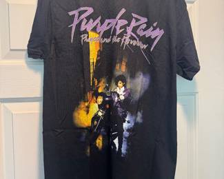 Prince Estate Black Prince and the Revolution "Purple Rain" T-shirt Size M