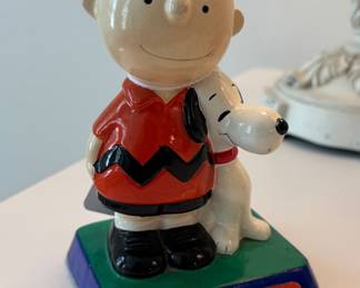 Vintage Determined Productions 1971 Peanuts "Happiness is Having Someone to Lean On" Charlie Brown & Snoopy Figurine