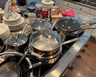 Large Collection of Premium Pots, Pans & Kitchen Accessories