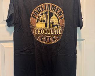 Gildan Black Parliament Chocolate City T-shirt Size M