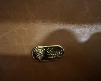 Vintage Gucci Leather Briefcase 