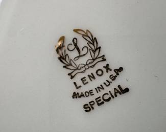 Lenox "Special" Porcelain Plates (9pc)