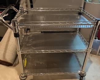metro shelving cart