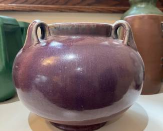 Fulper pottery purple vase