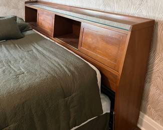 MCM king headboard with storage