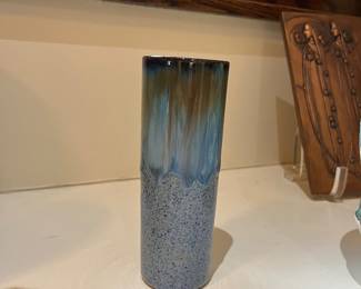 blue glaze pottery vase