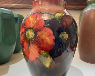 Moorcroft pottery vase