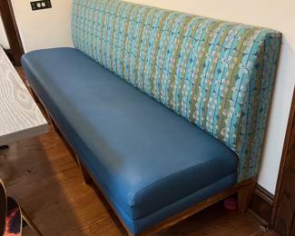 retro upholstered bench seating