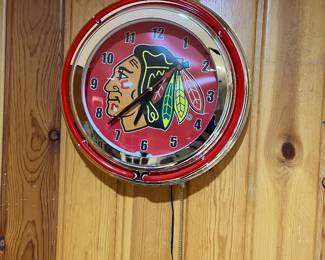 Blackhawks clock