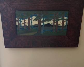 arts & crafts framed tiles