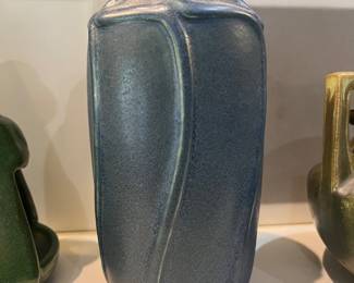 Van Briggle blue glaze vase