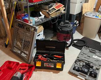 tool shop in basement