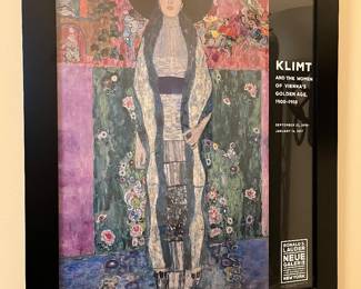 Klimt framed poster
