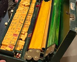 antique bakelite mahjong set