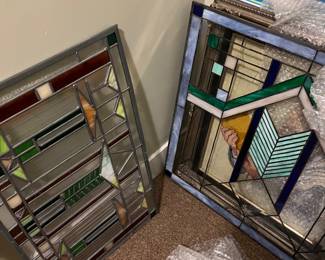 leaded glass windows