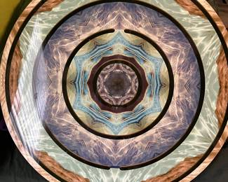 Brett Miley ltd ed art on aluminum - endangered plants & animals mandalas