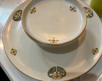 antique art deco serving dish Germany