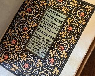 Leonardo by Elbert Hubbard printed at Roycroft