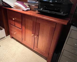 cherry credenza