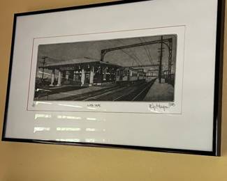 Philip C Thompson railroad print