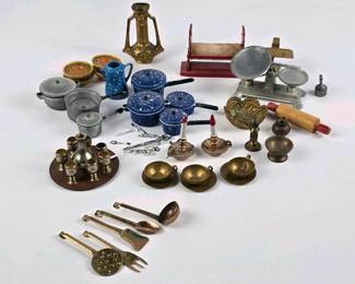 054 vintagedollhouseminiaturekitchenware