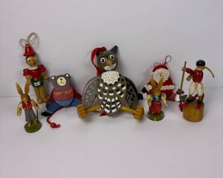 096 mixedsevenpiececollectionofwoodeno