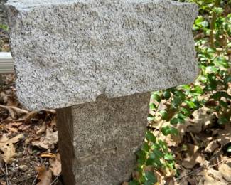 271 granitestonepostwithdecorativeball