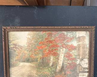 041 vintage85x13framedlandscapephoto