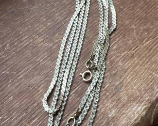 292 14kgoldslinkchainnecklace382g