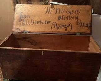 212 antiquewoodenstoragetrunkwithhandwr