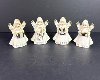 066 fourvintageceramicangelfigurinesmus