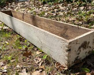 255 extralong60vintagewoodenwindowbox